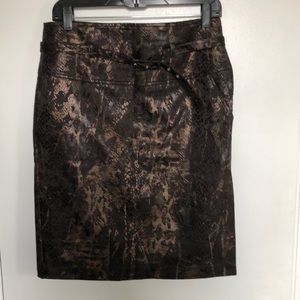 Sale 🎈3/$20 Women’s Dressy Snake Print First Option Skirt NWOT size 6